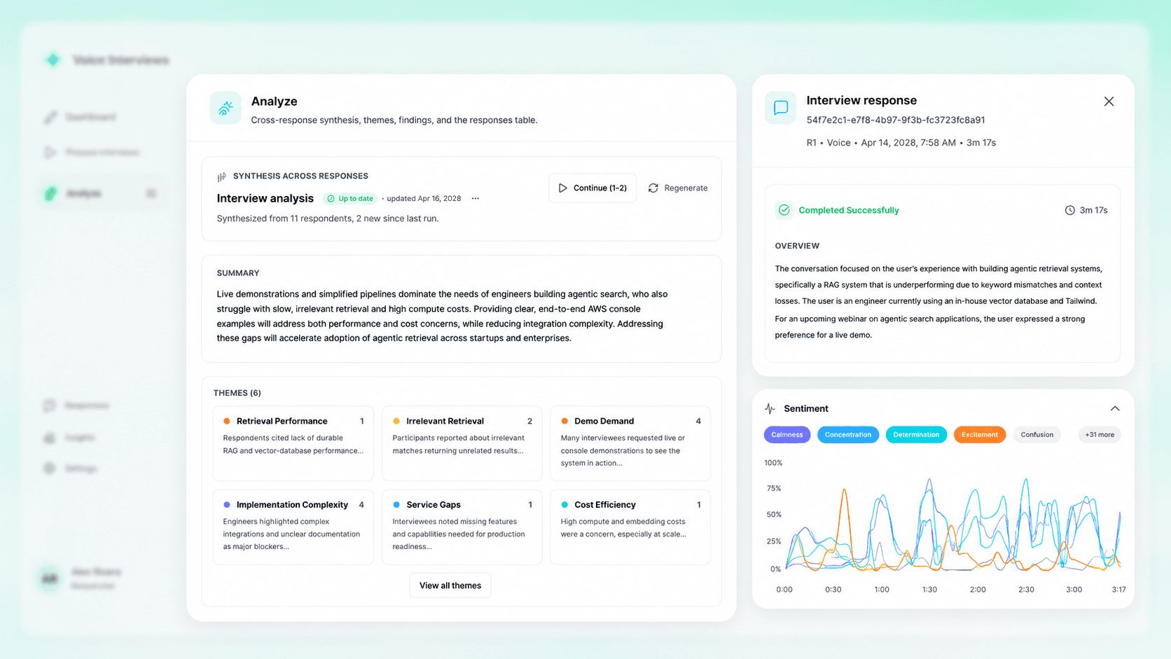 Run deeper interviews, faster.